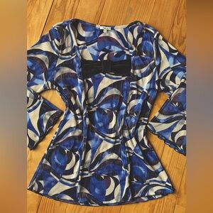 NICOLA 2000’s satin ribbed shirt